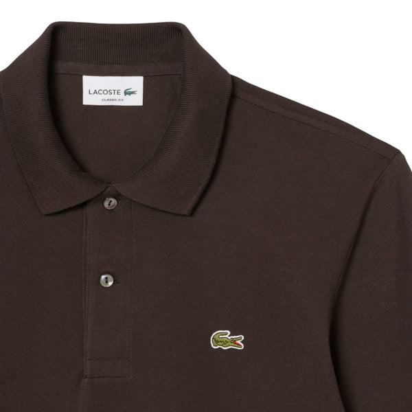 Polo Uomo Lacoste - Polo Manica Lunga - Marrone