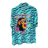 Camicie casual Uomo Mauna Kea - "CRAZY COCCO" SHIRT Animalier bowling - Celeste