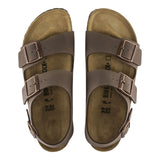 Sandali Uomo Birkenstock - Milano Birkibuc Calz.s - Marrone