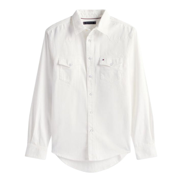 Camicie casual Uomo Tommy Hilfiger - Denim Shirt Gmd - Beige