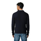 Cardigan Uomo Tommy Hilfiger - Classic Cotton Cable Button Thru - Blu