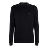 Maglie a manica lunga Uomo Calvin Klein - Ck Embro Badge Sweater - Nero