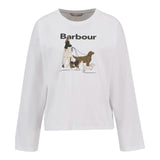T-shirt Donna Barbour - Woodhouse Ls T-Shirt - Bianco