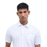 Camicie casual Uomo Barbour International - Nelson S/S Summer Fit Shirt - Bianco