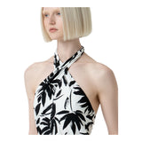 Canotte e top Donna Surkana - Top scollo halter - Nero