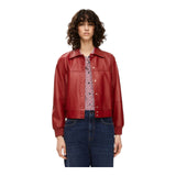 Giacche Donna iBlues - Sbarra Giacca In Pelle - Rosso