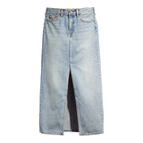 Gonne casual Donna Levi's - Ankle Column Skirt Wave Hello - Denim
