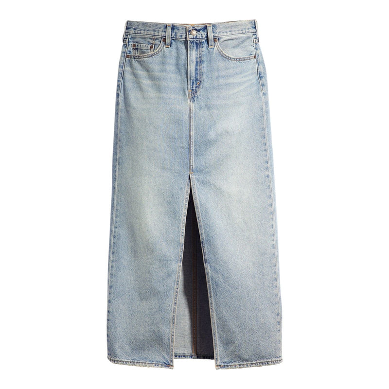 Gonne casual Donna Levi's - Ankle Column Skirt Wave Hello - Denim