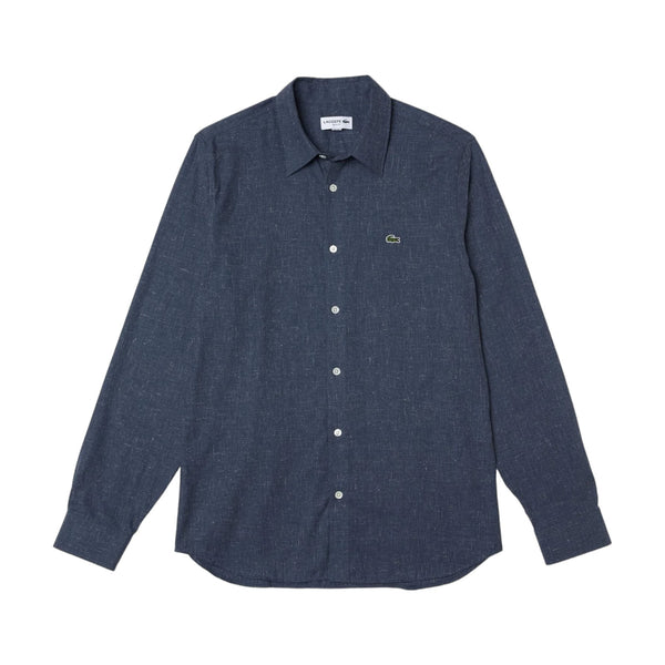 Camicie casual Uomo Lacoste - Camicia M/L - Blu