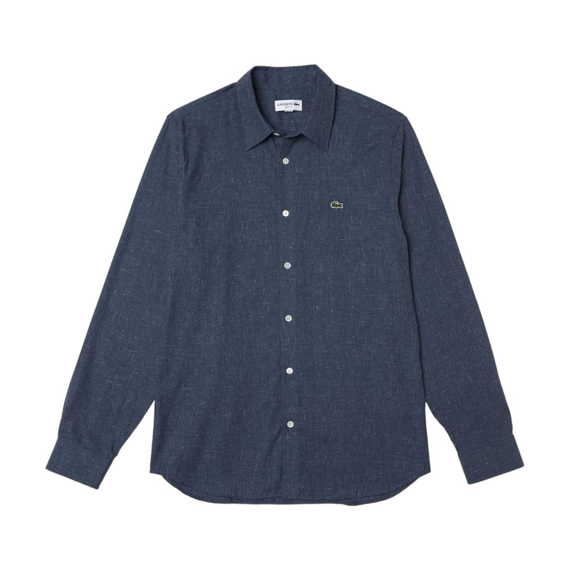 Camicie casual Uomo Lacoste - Camicia M/L - Blu