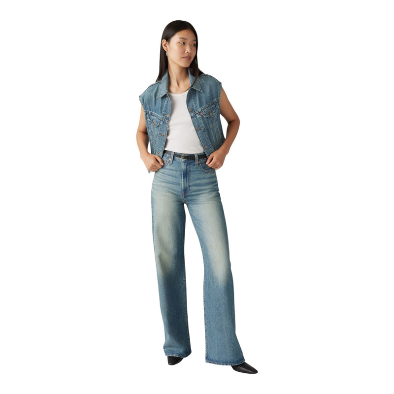 Jeans Donna Levi's - Ribcage Wide Leg - Denim