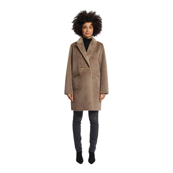 Cappotti Donna RINO & PELLE - Reversible double breasted coat - Beige