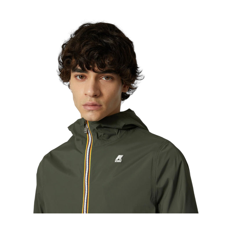 Giubbini Uomo K-Way - Jack Stretch Nylon Jersey - Verde