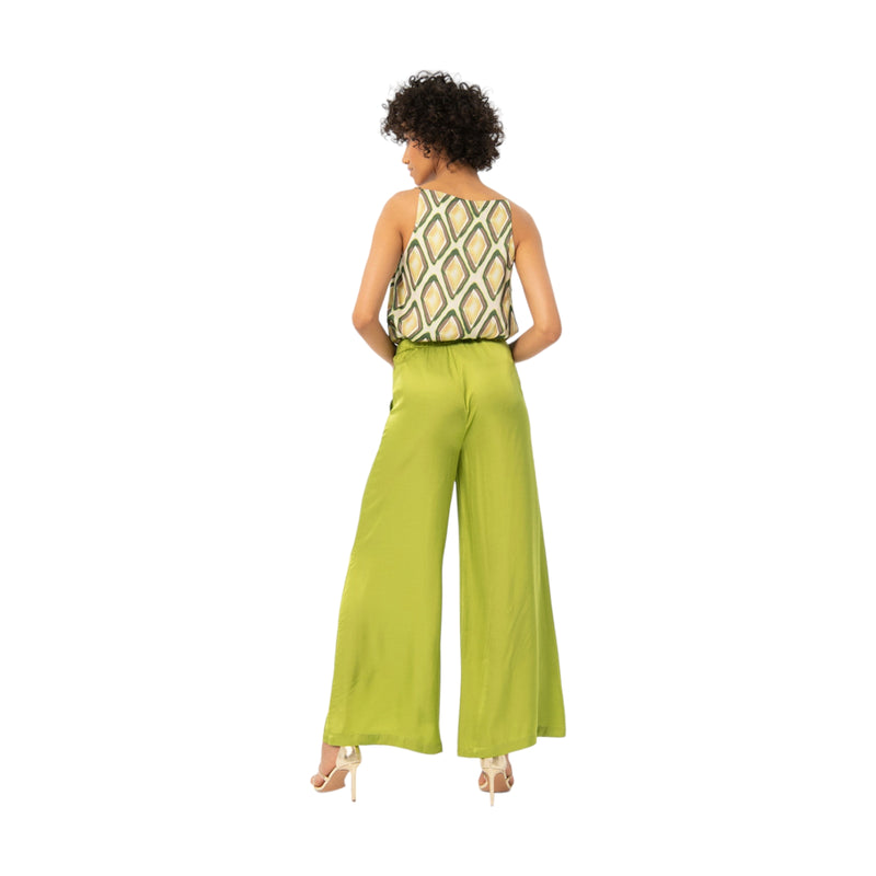 Pantaloni Donna Surkana - Pantaloni lunghi ampi - Verde