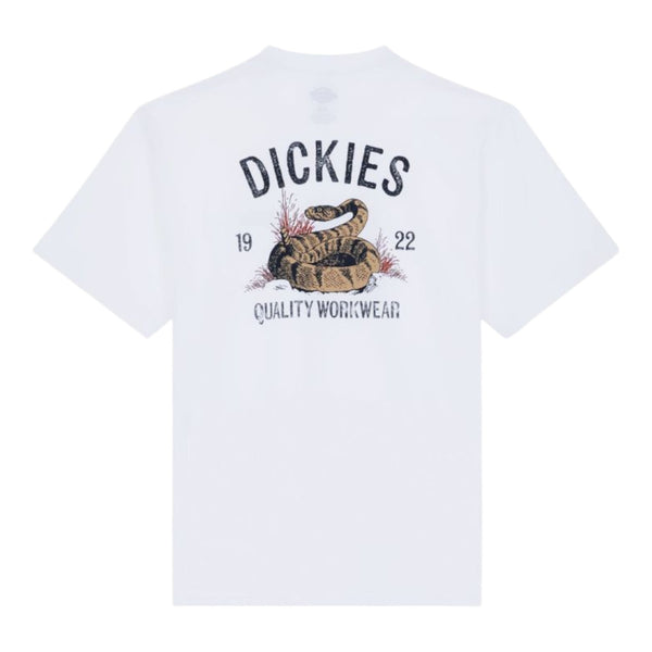 T-shirt Uomo Dickies - Dickies Snake Ss Tee - Bianco