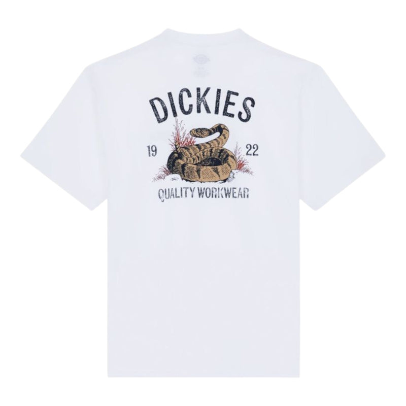 T-shirt Uomo Dickies - Dickies Snake Ss Tee - Bianco