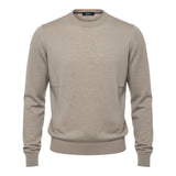Maglioni Uomo Alpha Studio - Girocollo M/L Contrasti Geelong Base - Beige