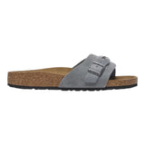 Sandali Donna Birkenstock - Oita Braided basalt gray, Suede Leather - Grigio