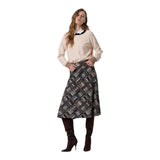 Gonne casual Donna Surkana - Gonna con volant - Nero