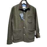 Giacche Uomo Bl'ker - Work Shirt Boiled Wool - Verde