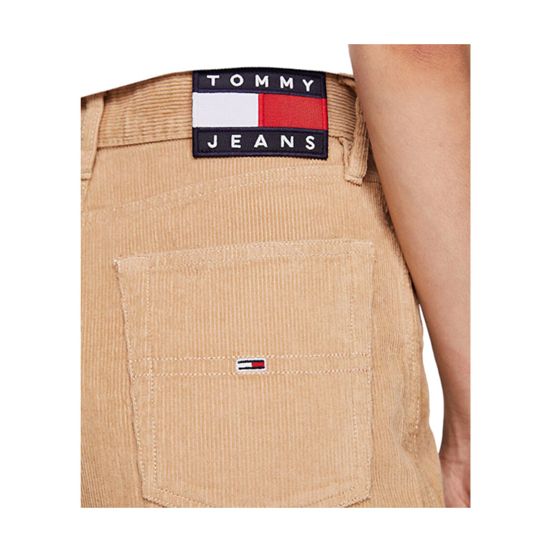 Jeans Donna Tommy Hilfiger - Tjw Cord Claire Hr Wide - Beige