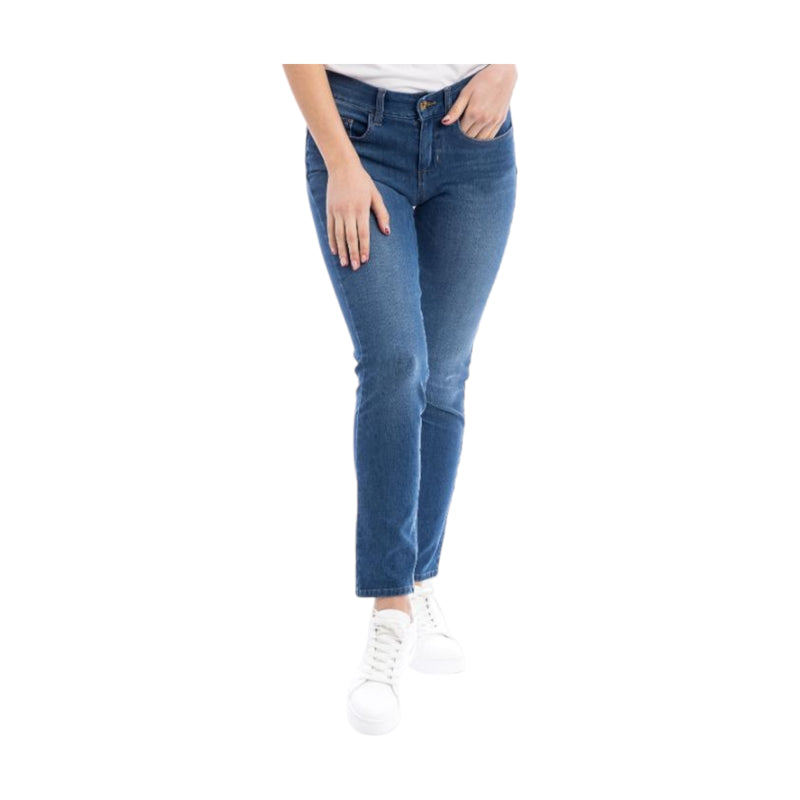 Jeans Donna Liu Jo - B.up Ideal Reg.w. - Celeste