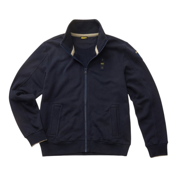 Felpe senza cappuccio Uomo Blauer - Felpa Full Zip City - Blu