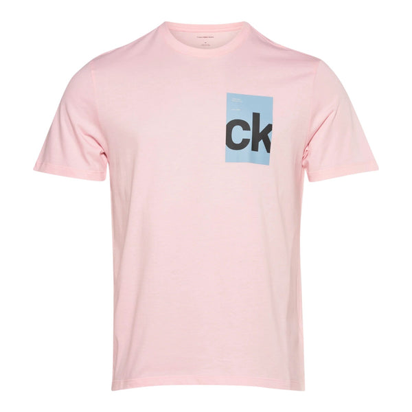 T-shirt Uomo Calvin Klein - SS 30s EU BH BOX GRAPHIC TEE - Rosa