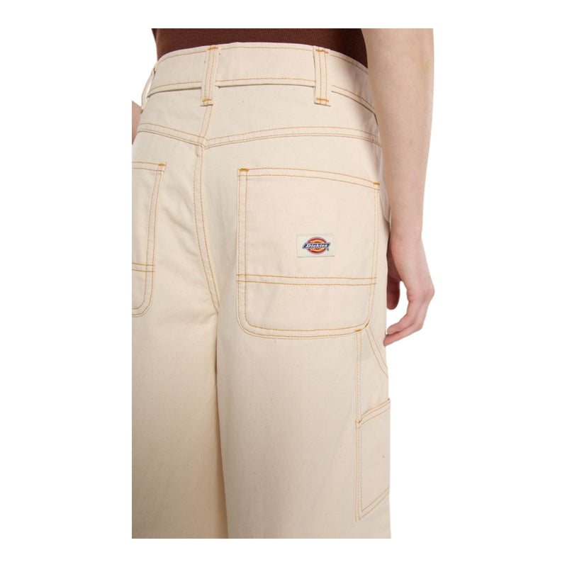 Bermuda Donna Dickies - Carpenter Denim Jort W Whitecap Gray - Bianco