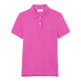Polo Donna Lacoste - Maglietta M/C - Lilla