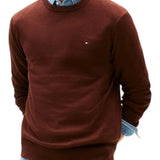 Maglie Uomo Tommy Hilfiger - Pima Org Ctn Cachemire Crew Neck - Marrone