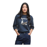 T-shirt Donna Barbour - Woodhouse Ls T-Shirt - Blu