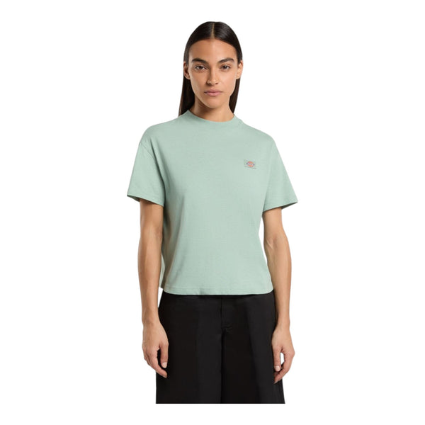 T-shirt Donna Dickies - Oakport Boxy Ss Tee - Celeste