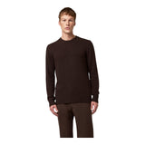 Maglioni Uomo Alpha Studio - Giro Boxy M/L Lana & Cashmere - Marrone