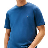 T-shirt Uomo Tommy Hilfiger - Ess Seasonal Reg Fit Solid Tee - Petrolio