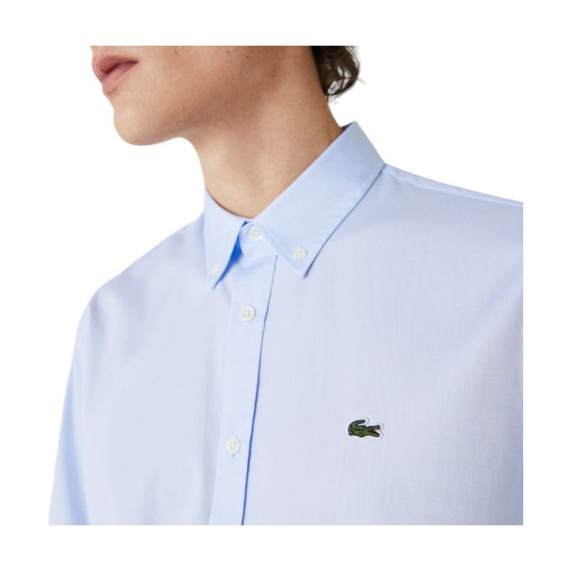 Camicie casual Uomo Lacoste - Camicia M/L - Celeste