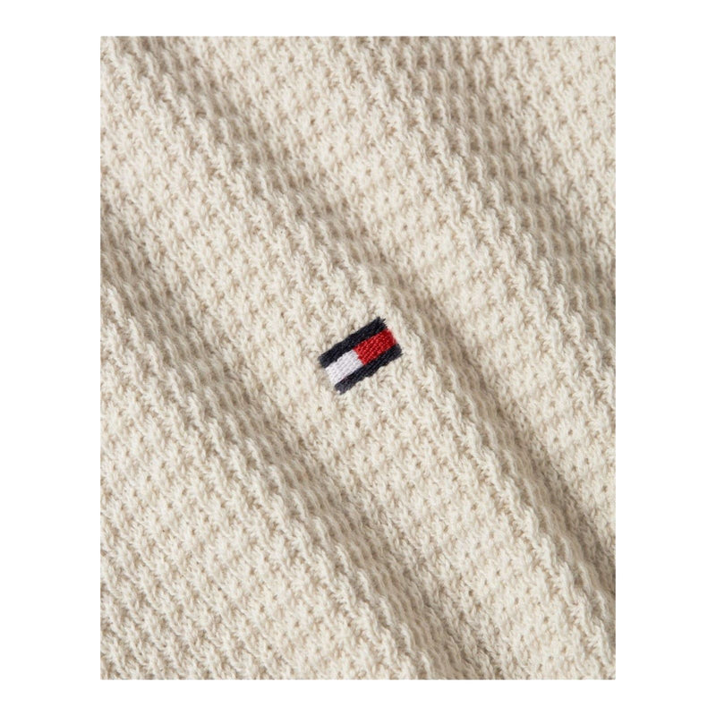 Maglie a manica lunga Uomo Tommy Hilfiger - Refined Structure Crew Nk - Beige