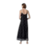 Vestiti casual Donna Surkana - Vestito a spalline lungo - Nero
