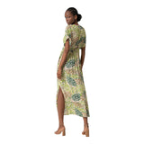 Altro (Vestiti) Donna Surkana - Abito midi con manica larga e scollo a V - Verde