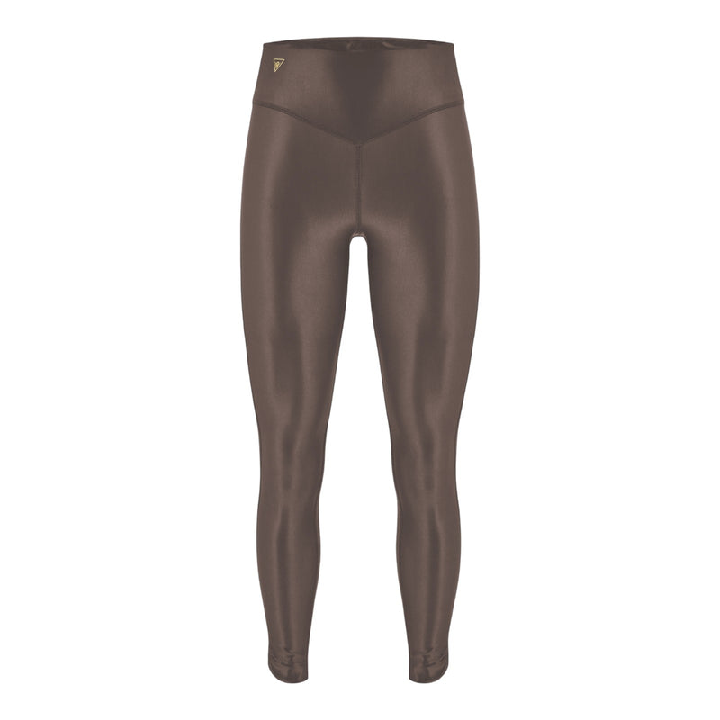 Leggings Donna MACRON CLUB HOUSE - Mch Fcf Wmn Camilla Yoga Leggings Brown - Marrone