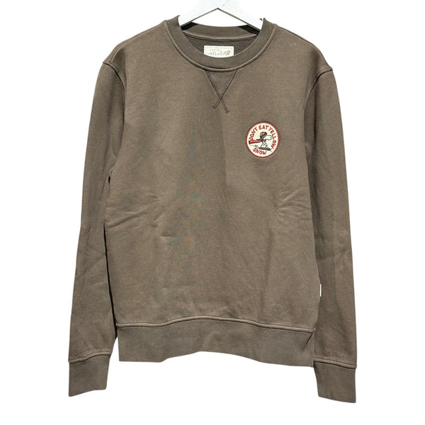 Felpe senza cappuccio Uomo Bl'ker - Blker Felpa Grafica Girocollo - Marrone