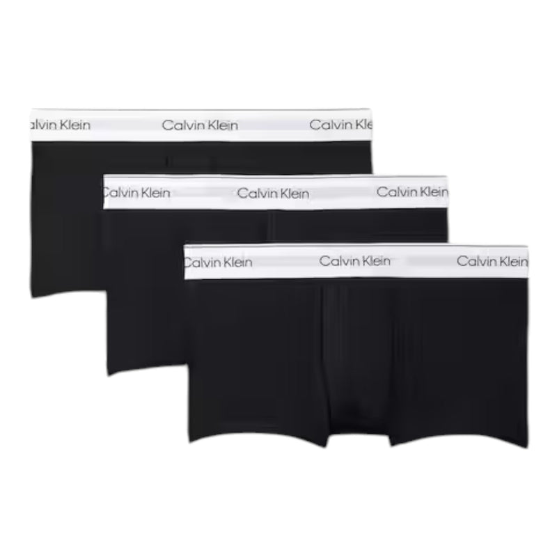Boxer Uomo Calvin Klein - Low Rise Trunk 3Pk - Nero
