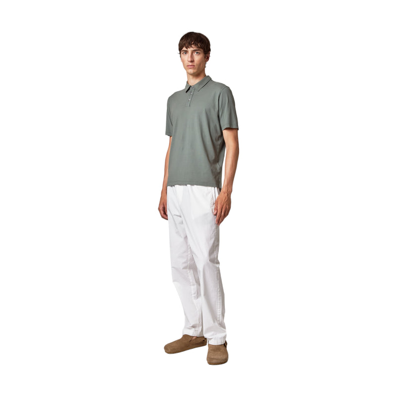 Polo Uomo Alpha Studio - Polo Camicia M/M Ice Cotton - Verde