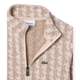 Felpe senza cappuccio Ragazzi Unisex Lacoste - Lcb Monogram Full Zip Top - Rosa