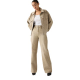 Jeans Donna Levi's - Ribcage Wide Leg - Marrone