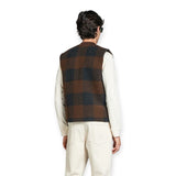 Gilet Uomo Impure - Gilet Zip Mix.boiled Wool - Marrone