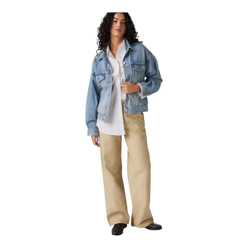 Jeans Donna Levi's - 90S Straight Dark Earth - Bianco