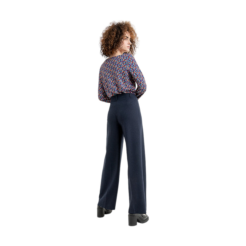 Pantaloni Donna Surkana - Pantalone largo - Blu