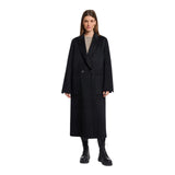 Cappotti Donna RINO & PELLE - Double breasted reversible coat - Nero