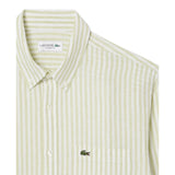 Camicie casual Uomo Lacoste - Camicia M/L - Verde